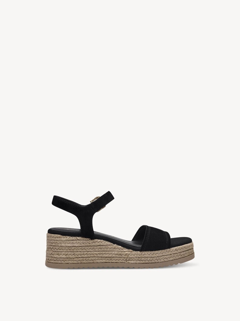 in pelle sandalo con tacco - nero 1-28061-42-001 compra tamaris sandali online
