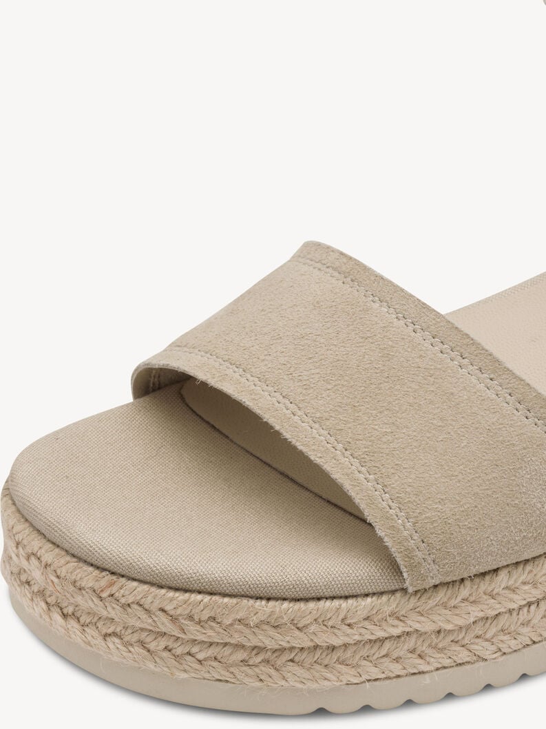 in pelle con tacco sandalo beige 1-28061-42-400 compra tamaris sandali online