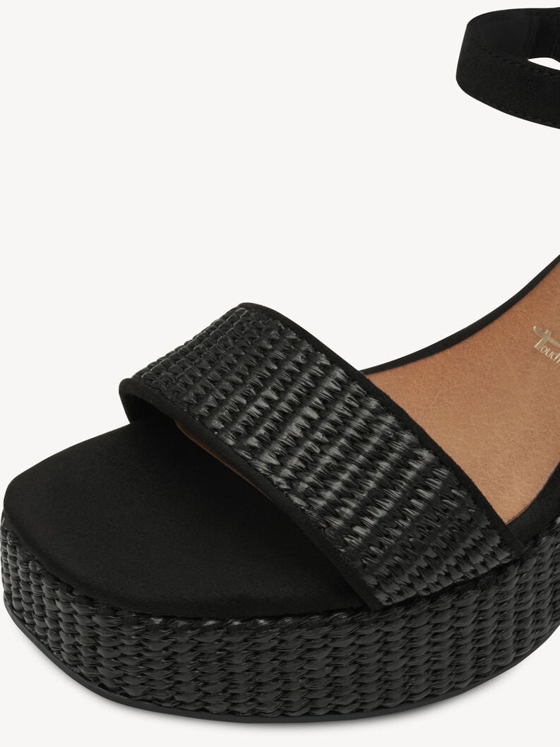 sandalo con tacco - nero 1-28311-44-001 compra tamaris sandali online