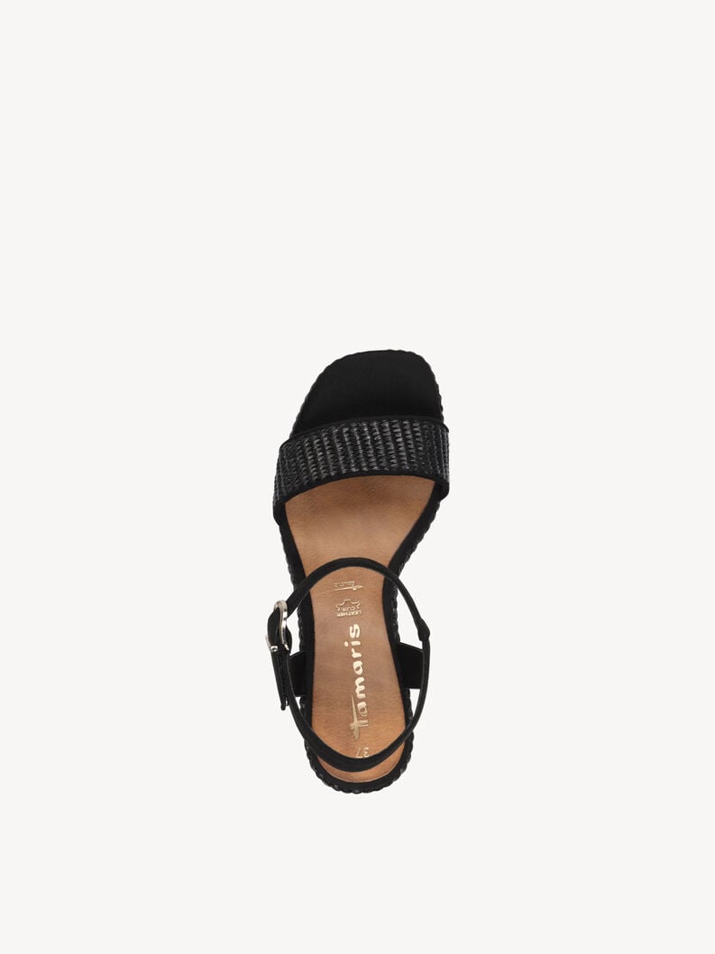 sandalo con tacco - nero 1-28311-44-001 compra tamaris sandali online
