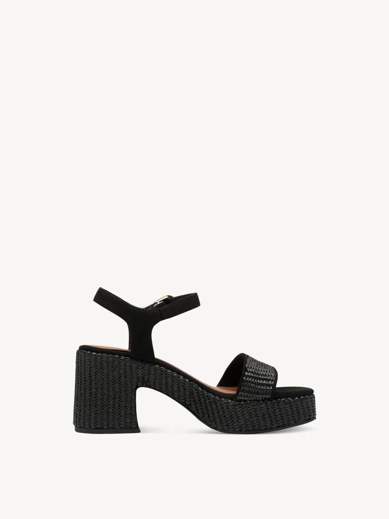 sandalo con tacco - nero 1-28311-44-001 compra tamaris sandali online