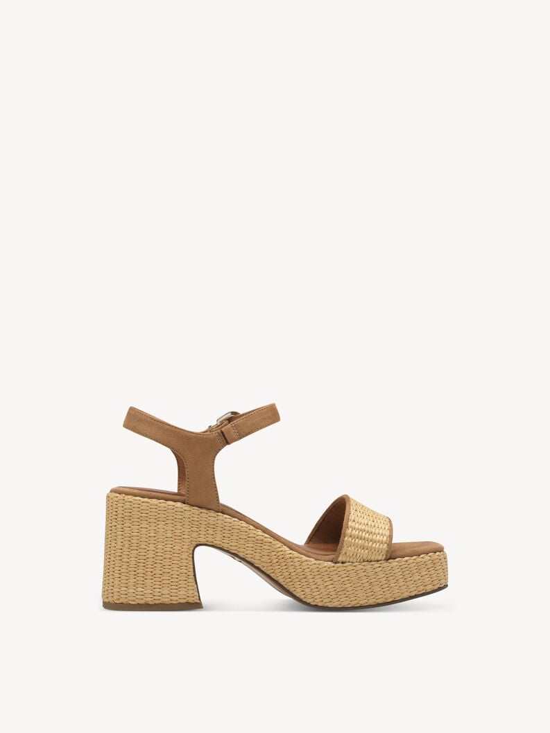 sandalo con tacco - marrone 1-28311-44-435 compra tamaris sandali online