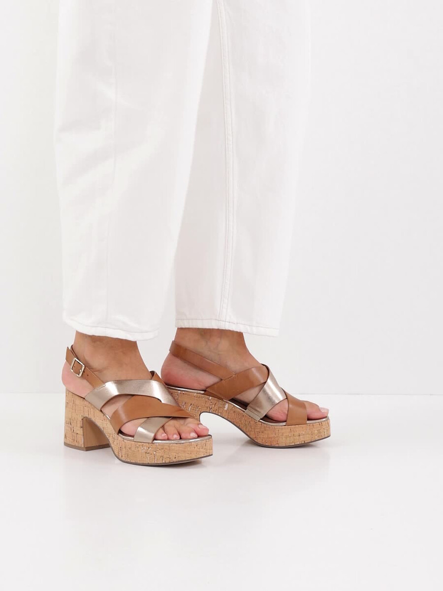 sandalo con tacco - marrone 1-28312-44-392 compra tamaris sandali online