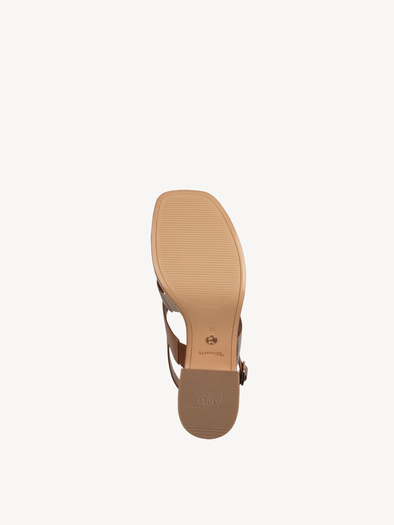 sandalo con tacco - marrone 1-28312-44-392 compra tamaris sandali online