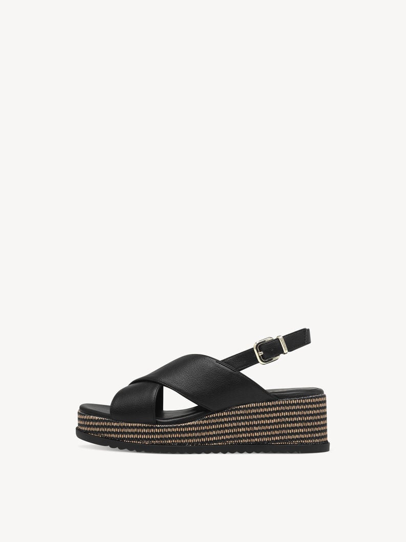 sandalo con tacco - nero 1-28315-44-001 compra tamaris sandali online