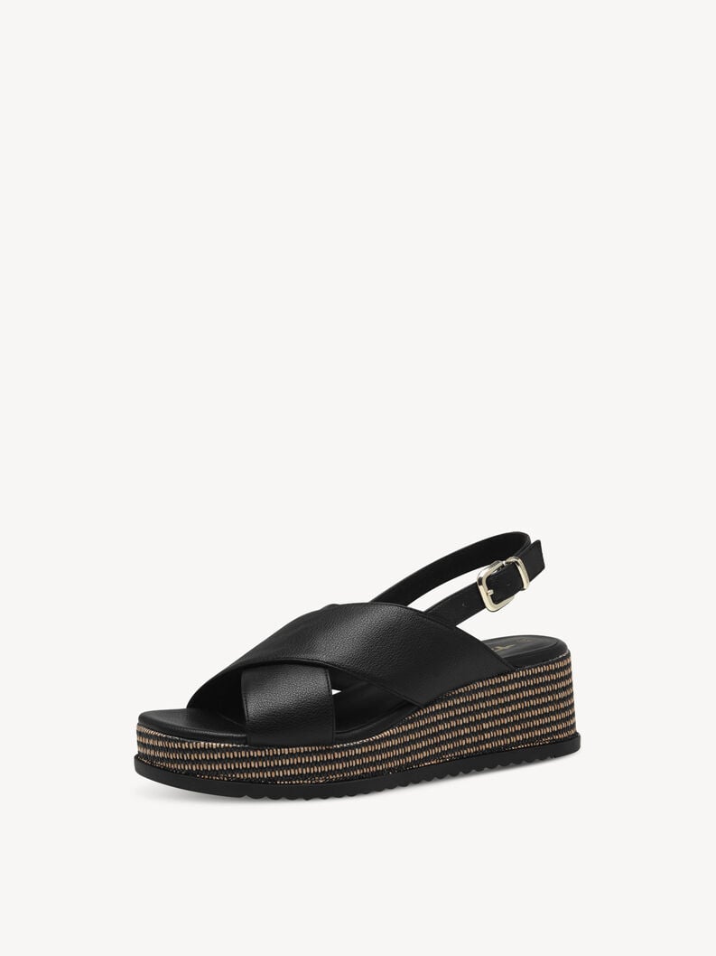 sandalo con tacco - nero 1-28315-44-001 compra tamaris sandali online