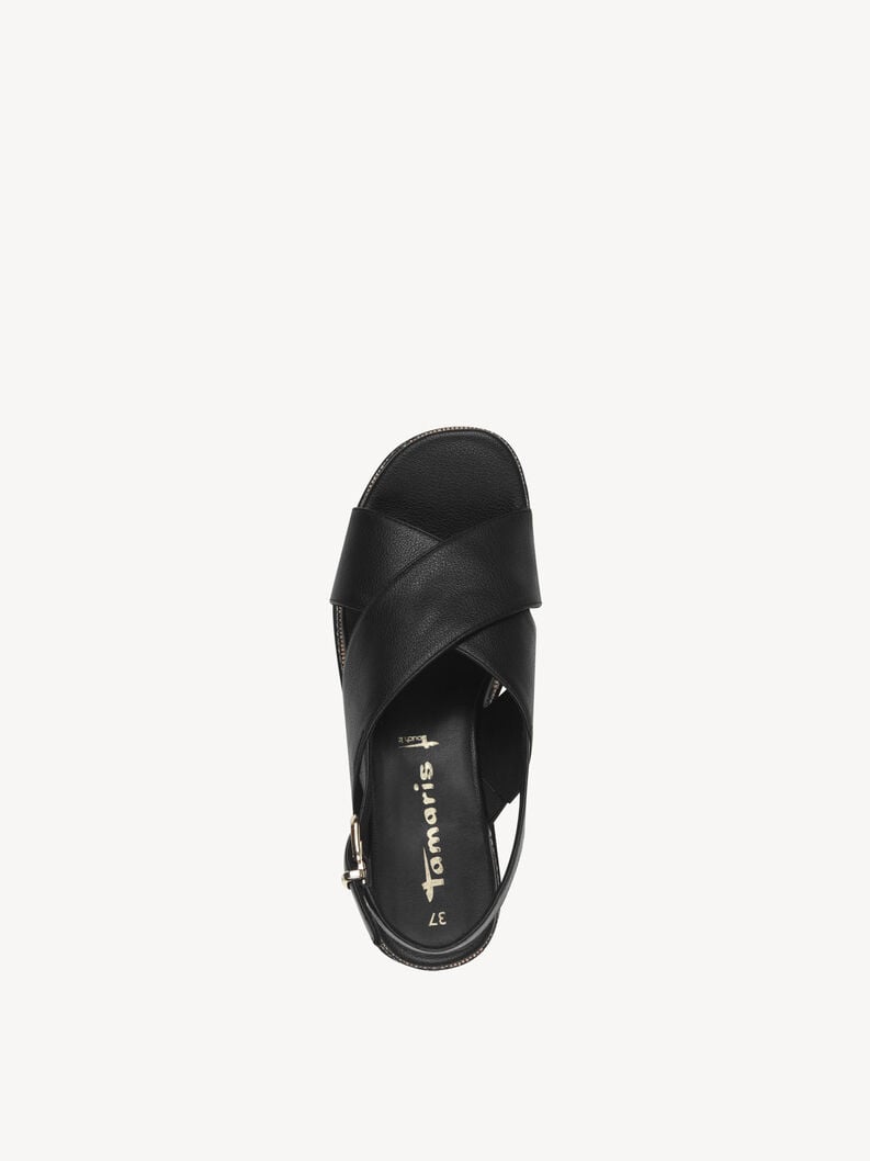 sandalo con tacco - nero 1-28315-44-001 compra tamaris sandali online