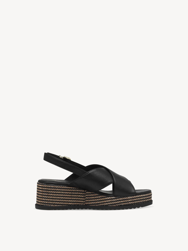 sandalo con tacco - nero 1-28315-44-001 compra tamaris sandali online