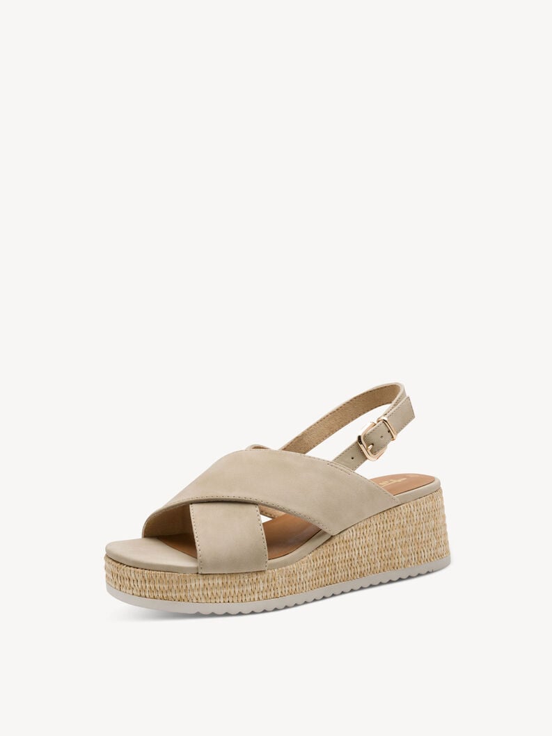 sandalo con tacco - marrone 1-28315-44-435 compra tamaris sandali online
