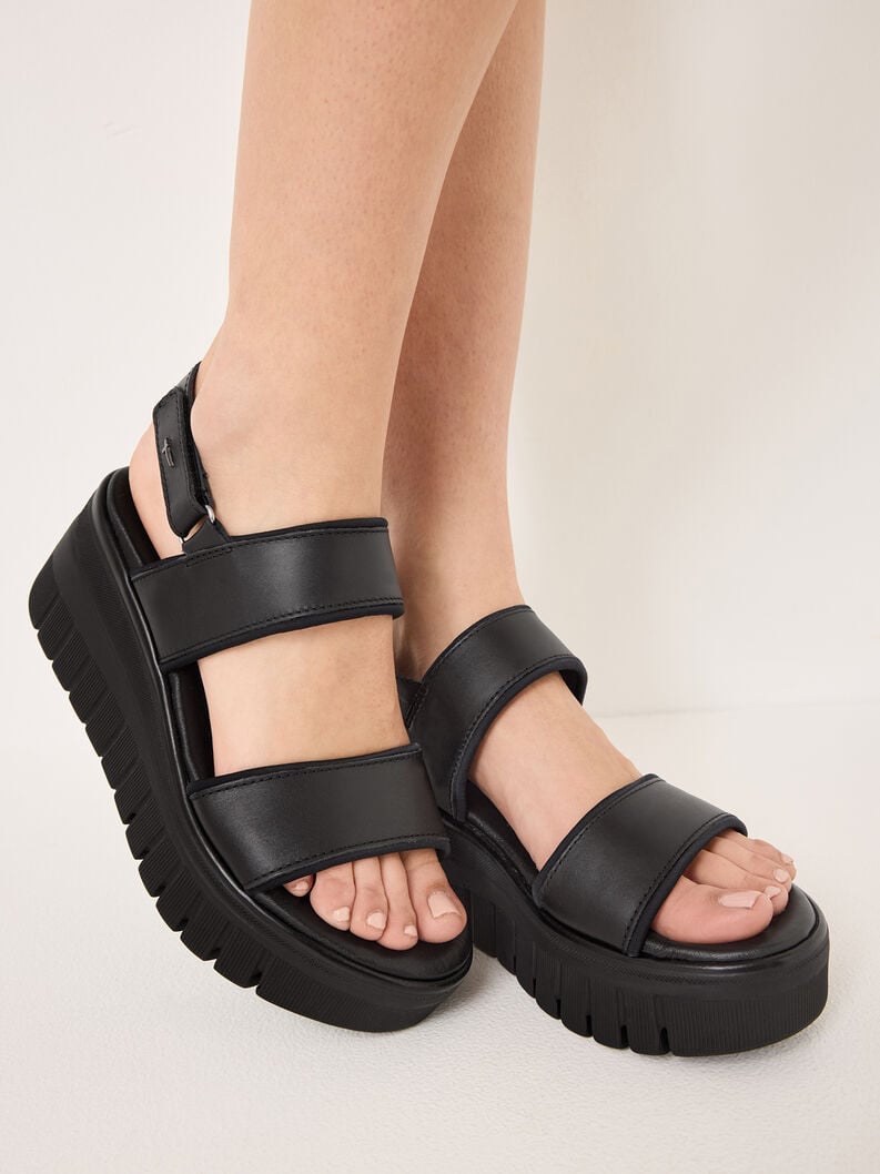 sandalo con tacco - nero 1-28711-44-001 compra tamaris sandali online