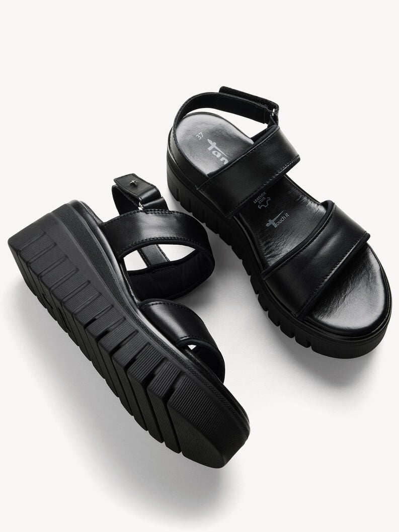 sandalo con tacco - nero 1-28711-44-001 compra tamaris sandali online