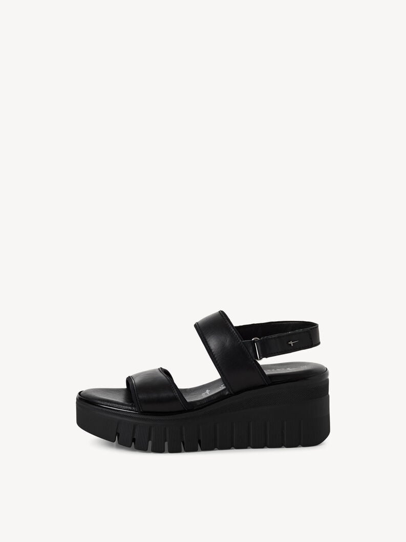 sandalo con tacco - nero 1-28711-44-001 compra tamaris sandali online