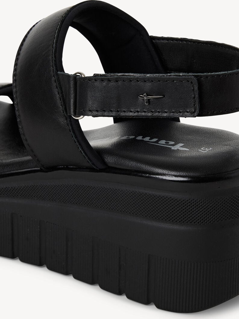 sandalo con tacco - nero 1-28711-44-001 compra tamaris sandali online