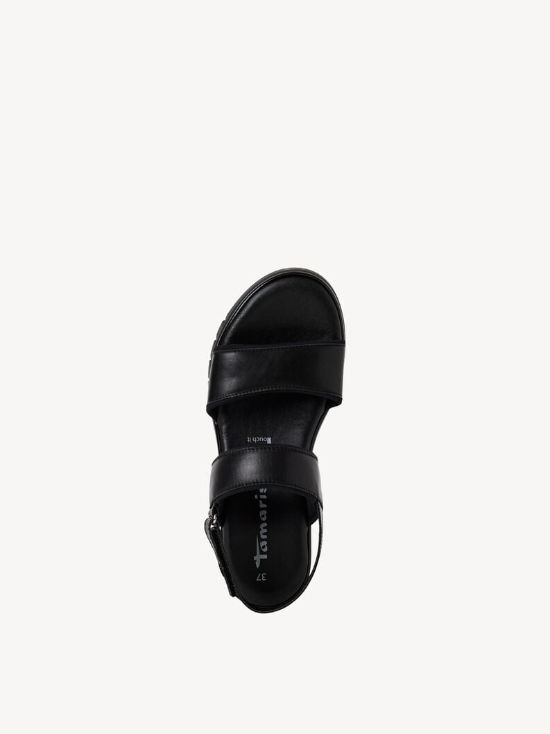 sandalo con tacco - nero 1-28711-44-001 compra tamaris sandali online