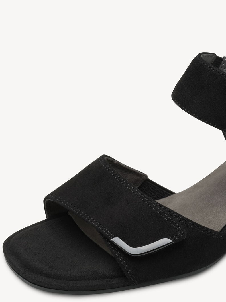 in pelle sandalo con tacco - nero 8-88317-44-019 compra tamaris sandali online