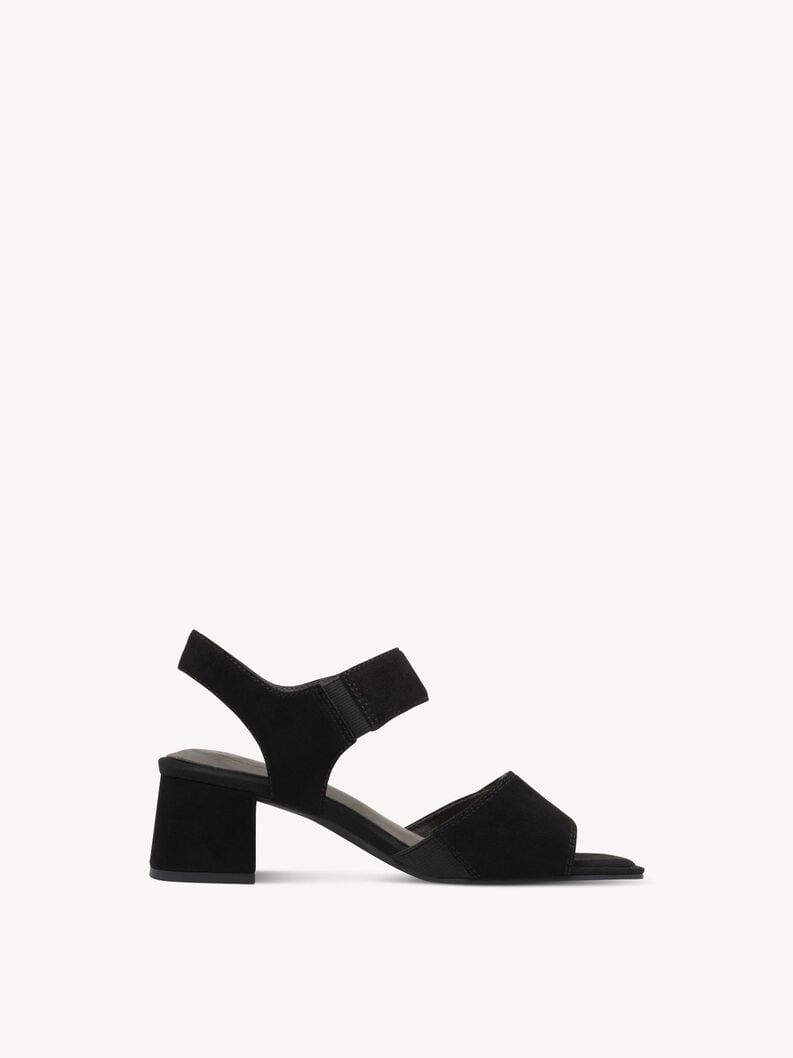 in pelle sandalo con tacco - nero 8-88317-44-019 compra tamaris sandali online