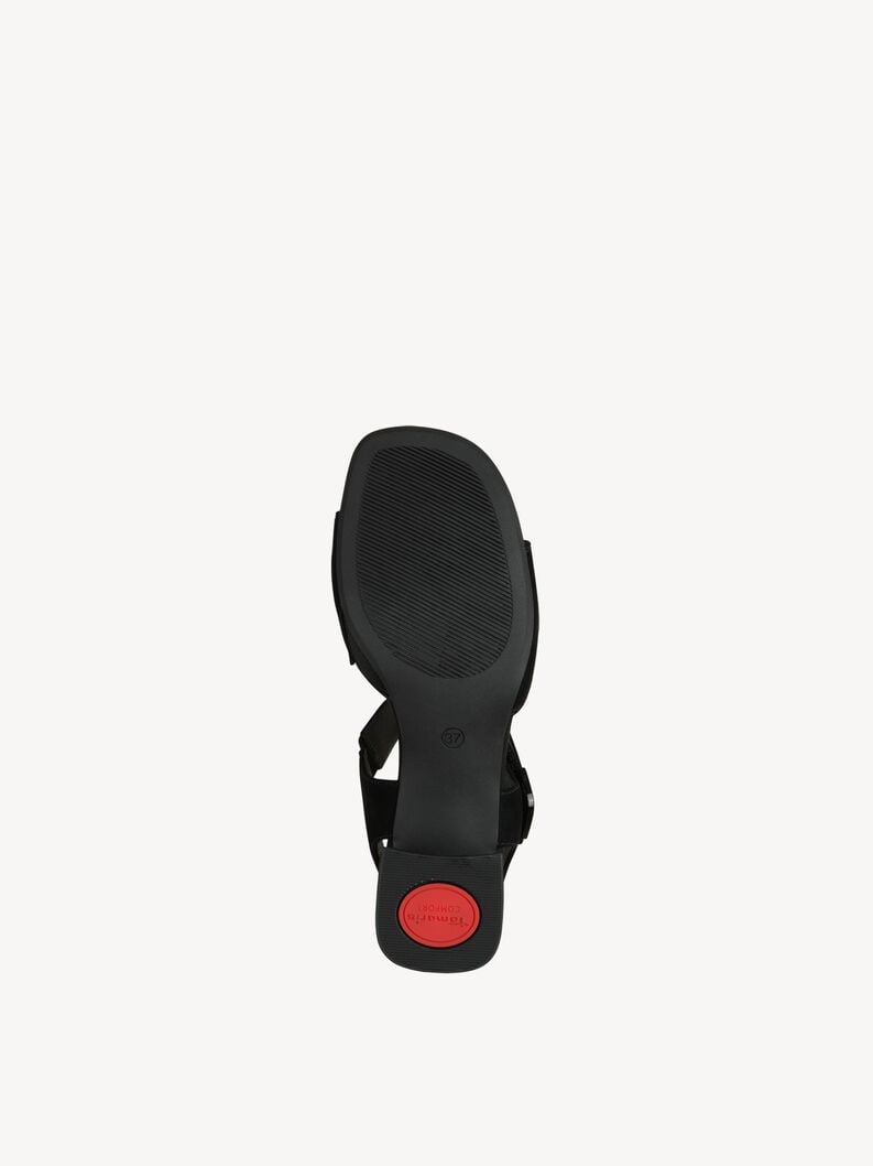 in pelle sandalo con tacco - nero 8-88317-44-019 compra tamaris sandali online