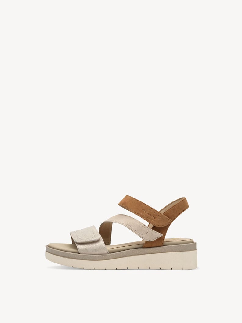 in pelle con tacco sandalo marrone 8-88705-44-490 compra tamaris sandali online