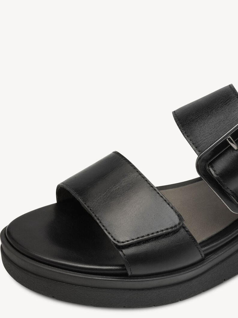 in pelle sandalo con tacco - nero 8-88706-42-022 compra tamaris sandali online