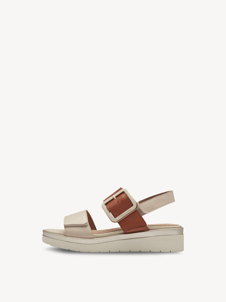 in pelle con tacco sandalo beige 8-88706-42-414 compra tamaris sandali online