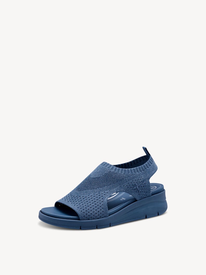 sandalo con tacco - blu 8-88713-42-802 compra tamaris sandali online