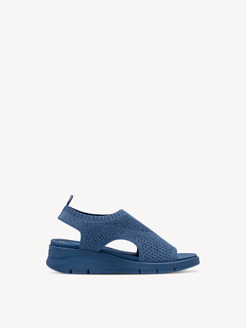 sandalo con tacco - blu 8-88713-42-802 compra tamaris sandali online