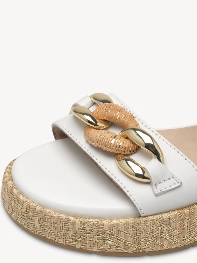 in pelle con tacco sandalo bianco 8-88729-44-100 compra tamaris sandali online
