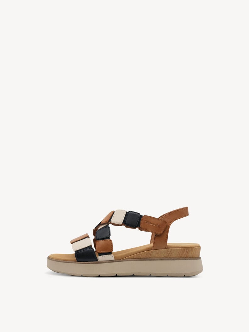 in pelle con tacco sandalo marrone 8-88731-44-396 compra tamaris sandali online