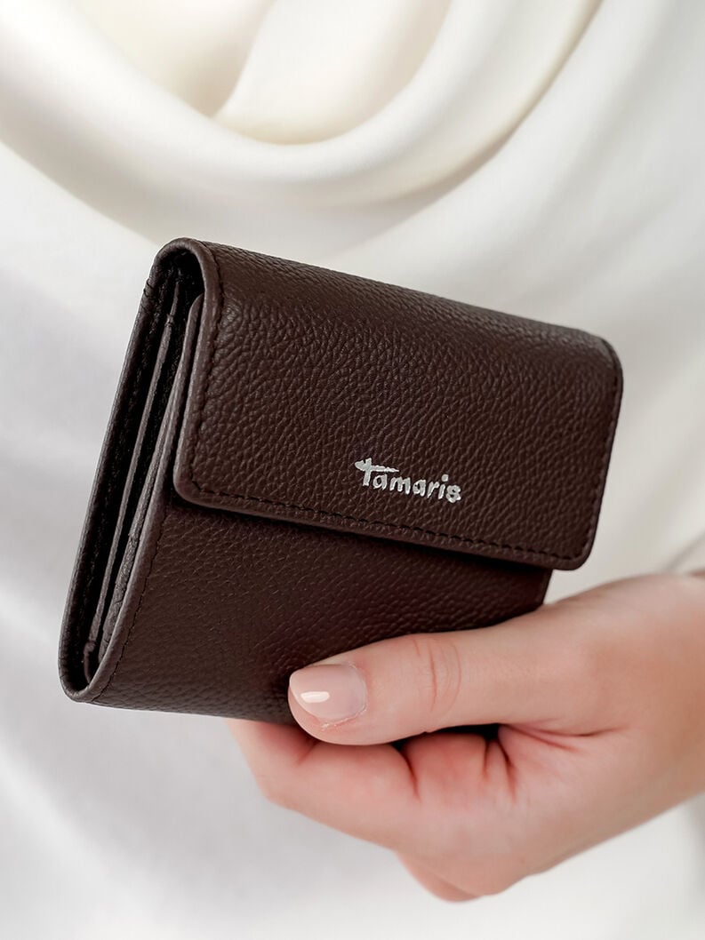 portafoglio in pelle - marrone 50005-200 compra tamaris borse amp custodie online