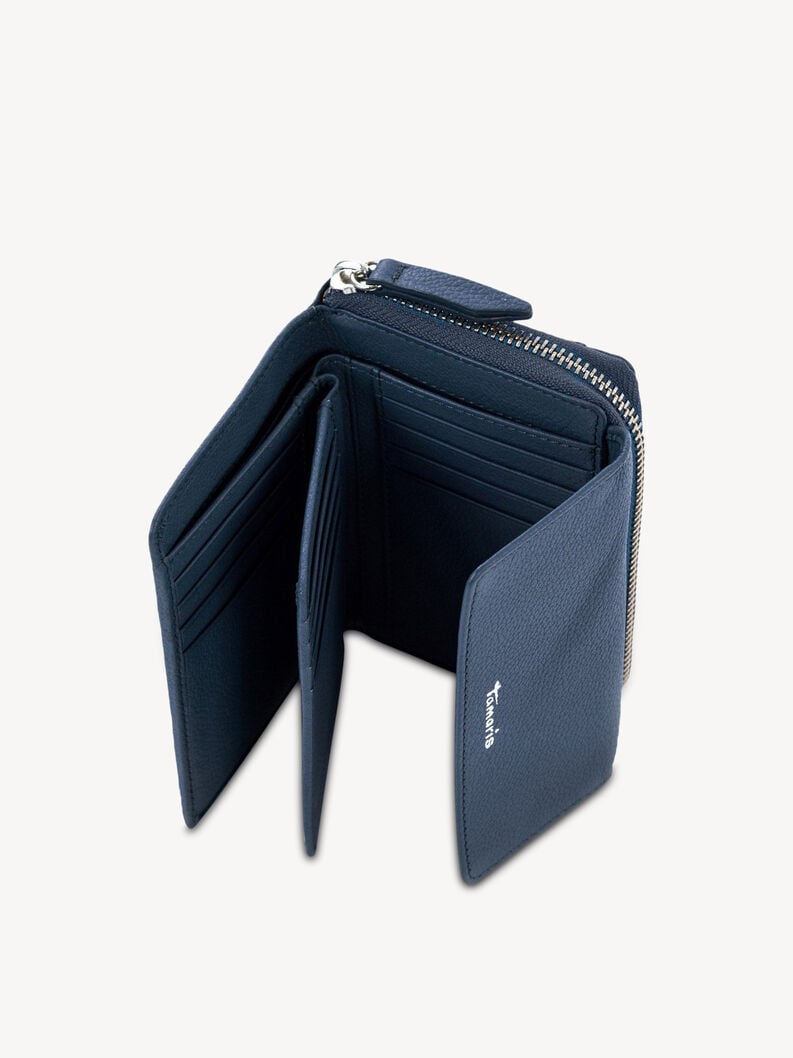 portafoglio in pelle - blu 50007-500 compra tamaris borse zaini online