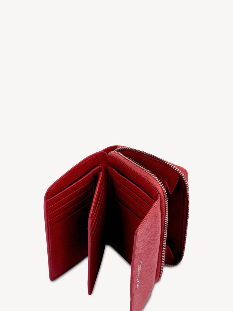 portafoglio in pelle - rosso 50007-600 compra tamaris borse amp custodie online