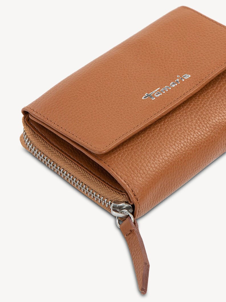 portafoglio in pelle - marrone 50007-700 compra tamaris borse amp custodie online
