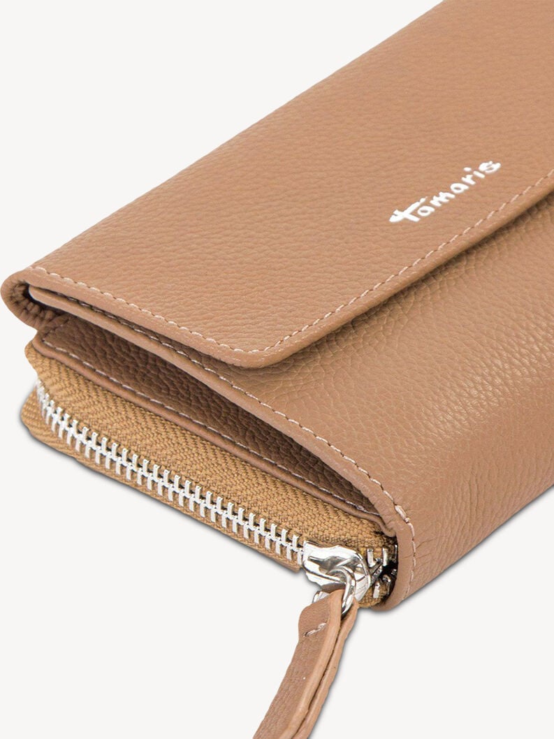 portafoglio in pelle - beige 50007-920 compra tamaris borse zaini online