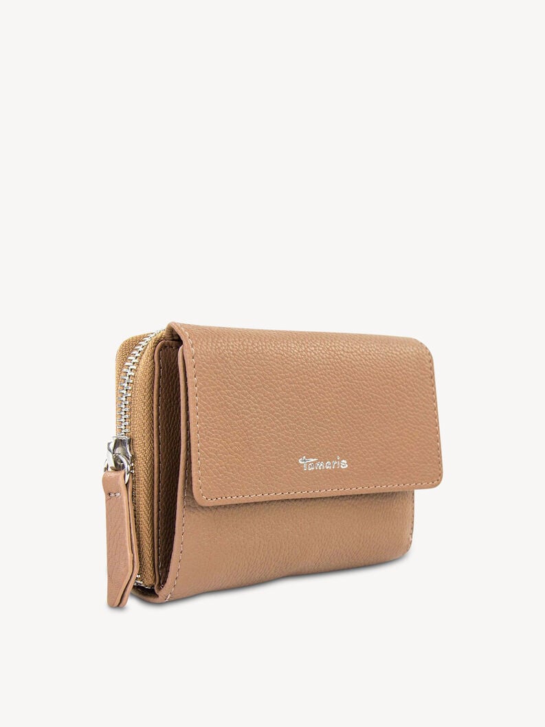 portafoglio in pelle - beige 50007-920 compra tamaris borse zaini online