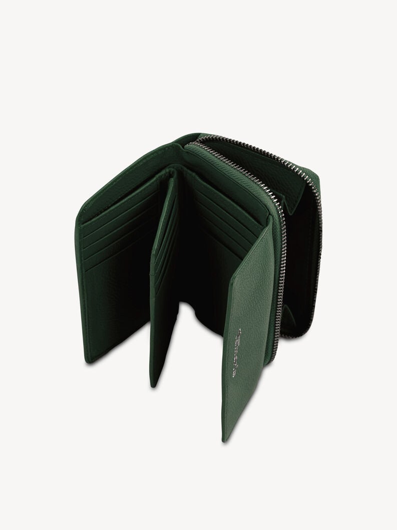 portafoglio in pelle - verde 50007-930 compra tamaris borse zaini online