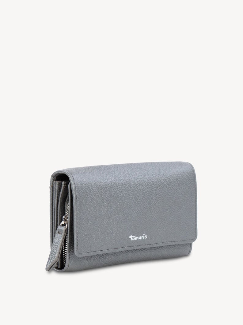 portafoglio in pelle - argento 50008-833 compra tamaris borse amp custodie online