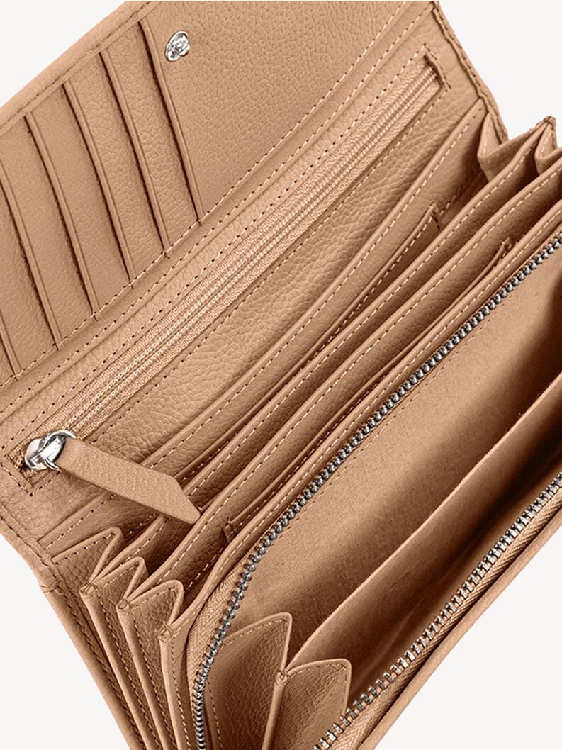 portafoglio in pelle - beige 50008-920 compra tamaris borse zaini online
