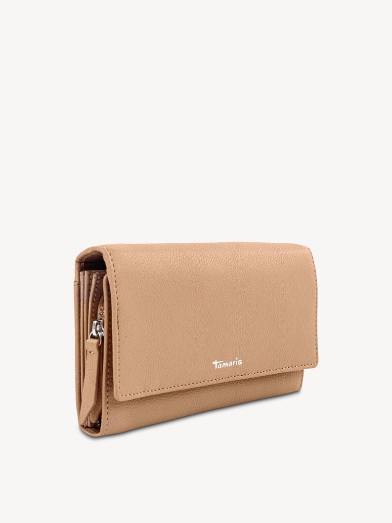 portafoglio in pelle - beige 50008-920 compra tamaris borse zaini online