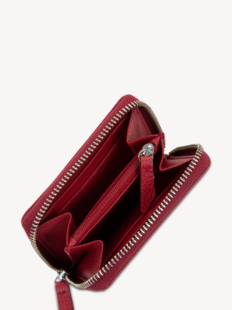 portafoglio in pelle - rosso 50009-600 compra tamaris borse amp custodie online