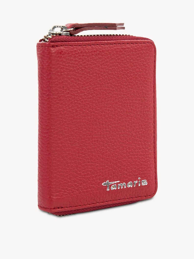 portafoglio in pelle - rosso 50009-600 compra tamaris borse amp custodie online