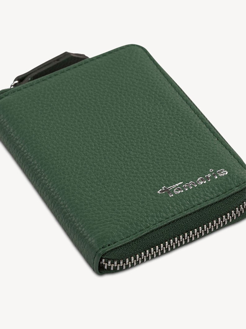 portafoglio in pelle - verde 50009-930 compra tamaris borse zaini online