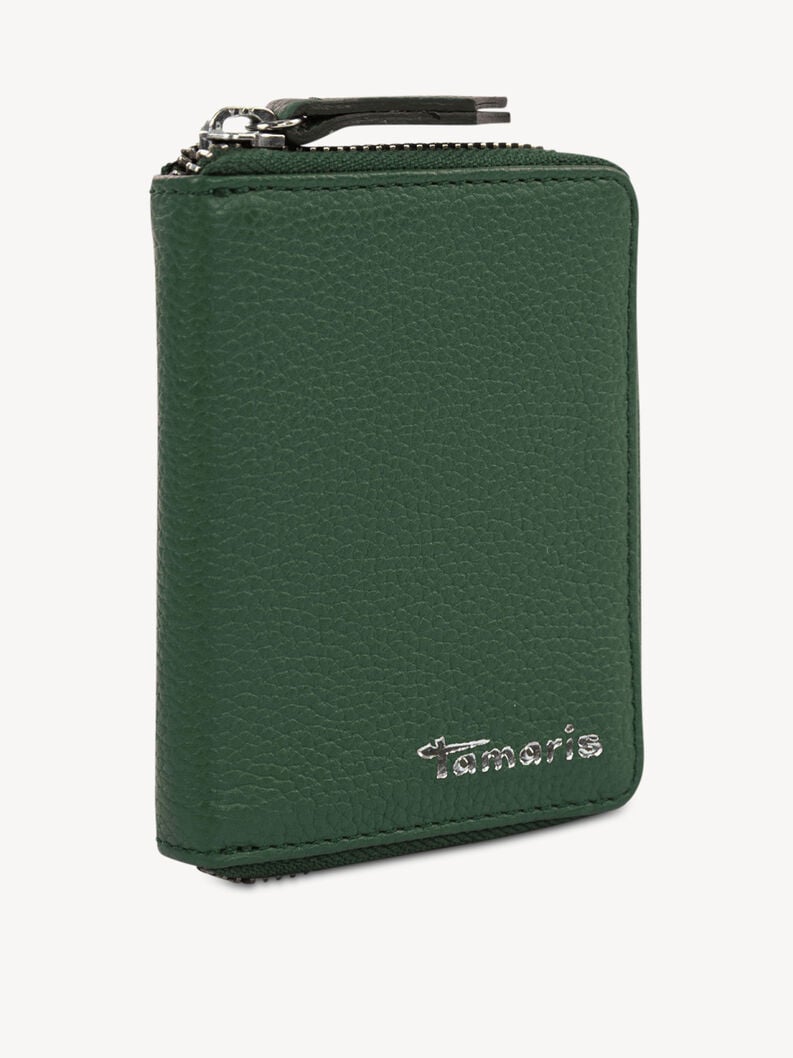 portafoglio in pelle - verde 50009-930 compra tamaris borse zaini online