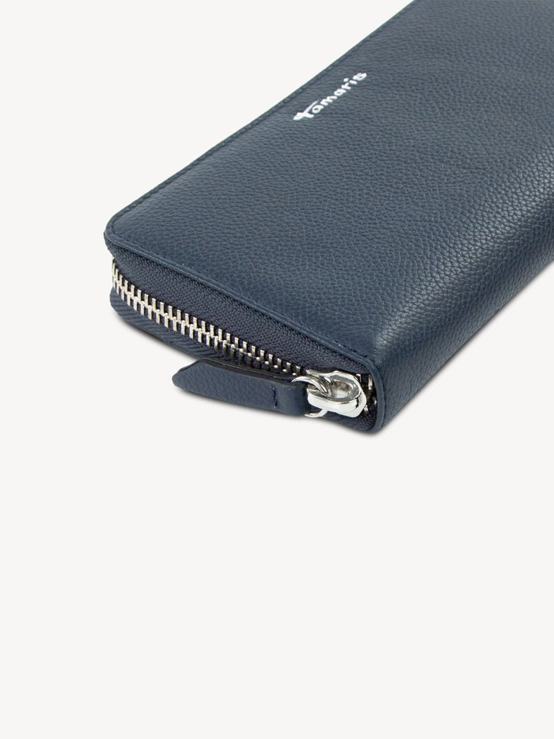 portafoglio in pelle - blu 50011-500 compra tamaris borse zaini online