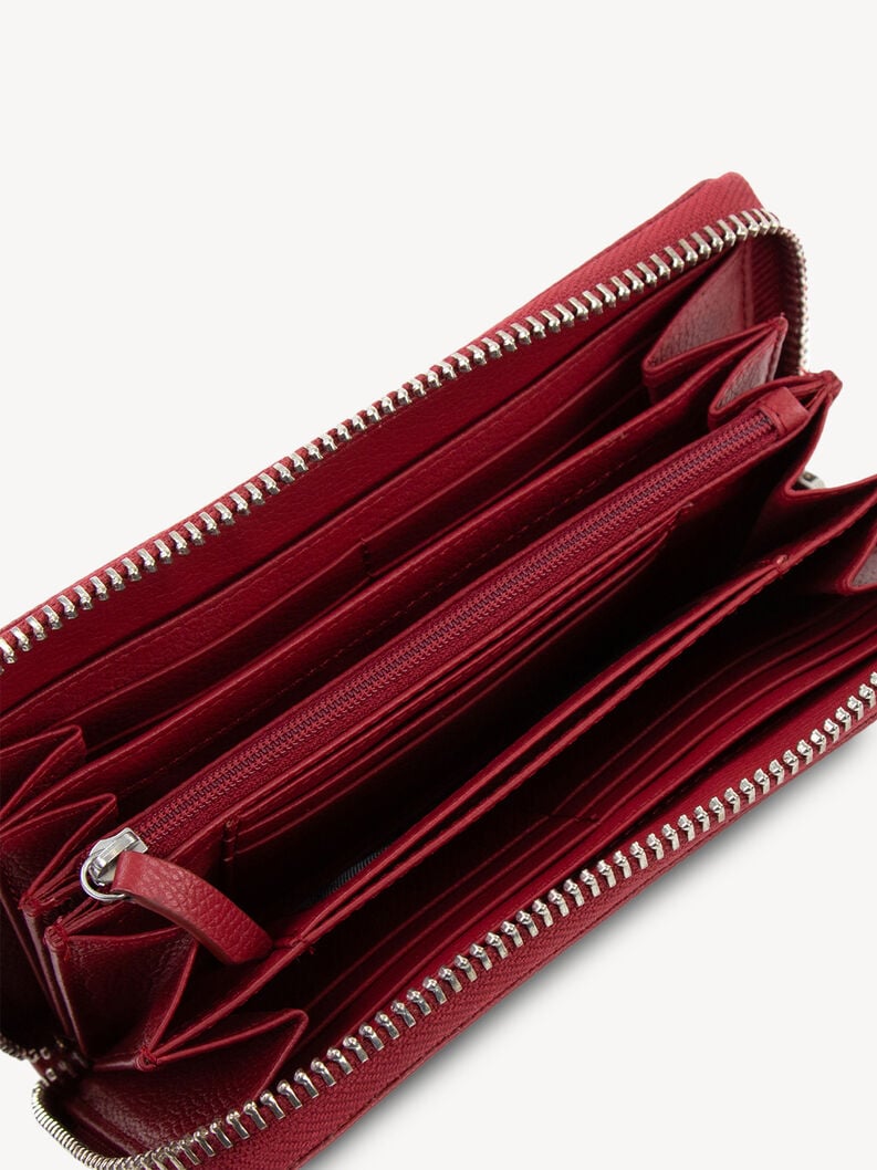 portafoglio in pelle - rosso 50011-600 compra tamaris borse amp custodie online