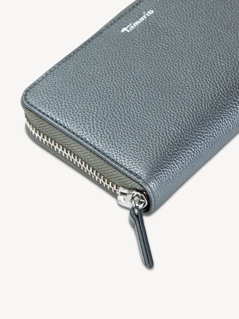 portafoglio in pelle - argento 50011-833 compra tamaris borse amp custodie online