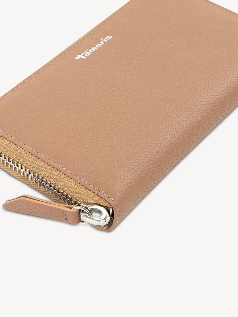 portafoglio in pelle - beige 50011-920 compra tamaris borse zaini online