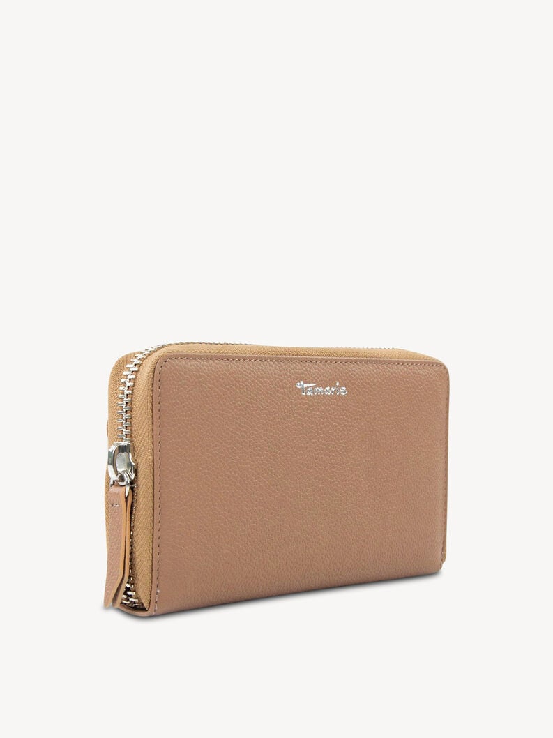 portafoglio in pelle - beige 50011-920 compra tamaris borse zaini online