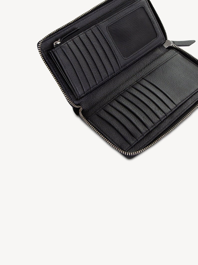 portafoglio in pelle - nero 50012-100 compra tamaris borse zaini online