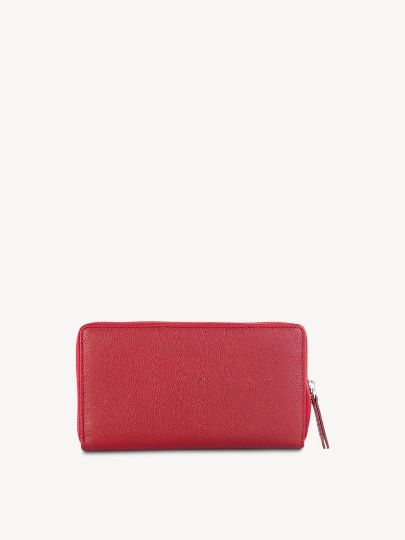 portafoglio in pelle - rosso 50012-600 compra tamaris borse zaini online