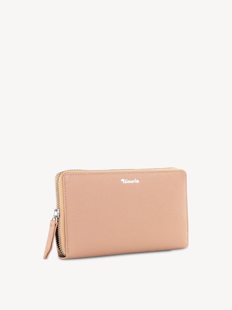 portafoglio in pelle - beige 50012-920 compra tamaris borse zaini online